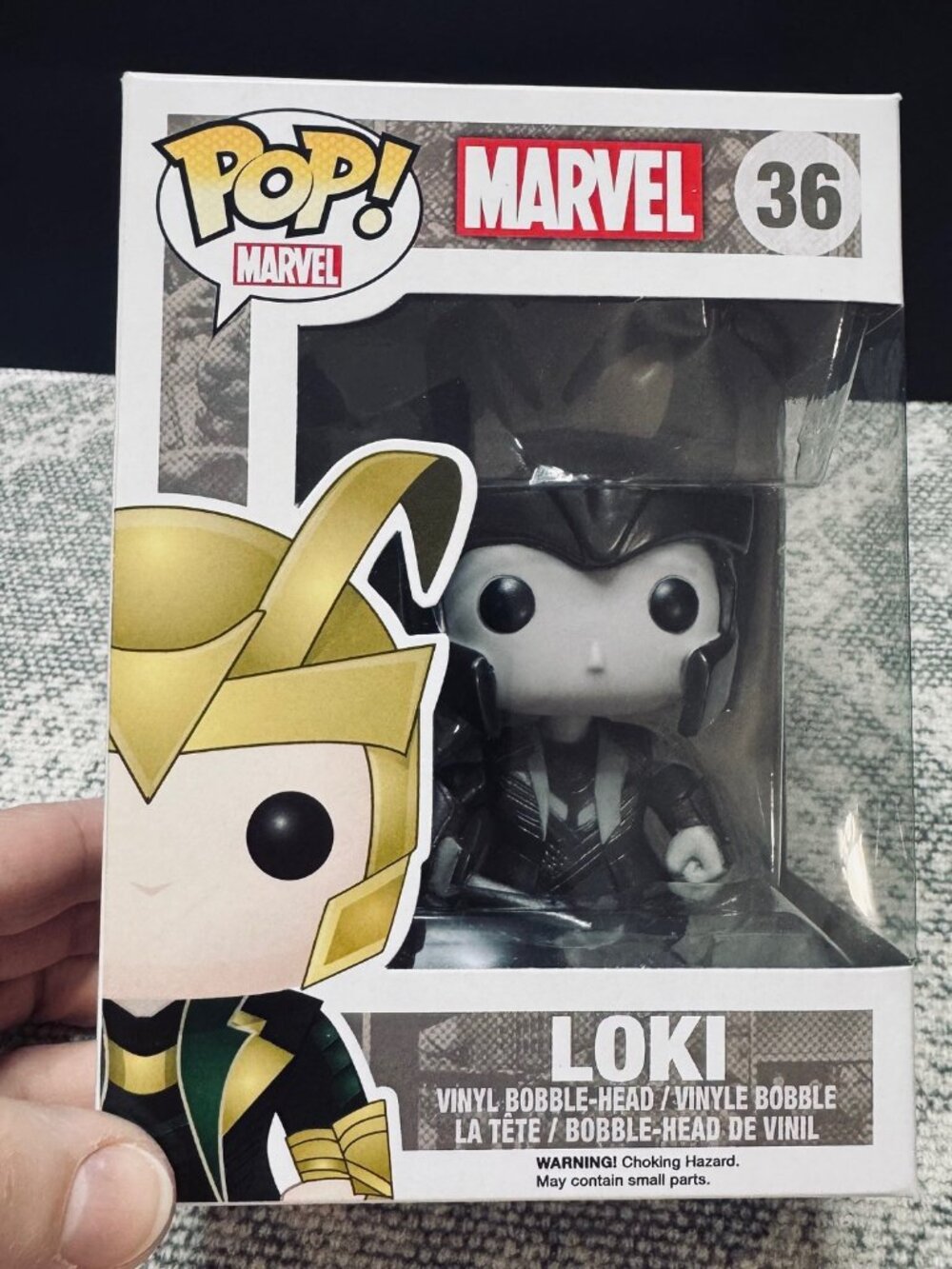 Funko Pop! Marvel- Loki #36, Black and White